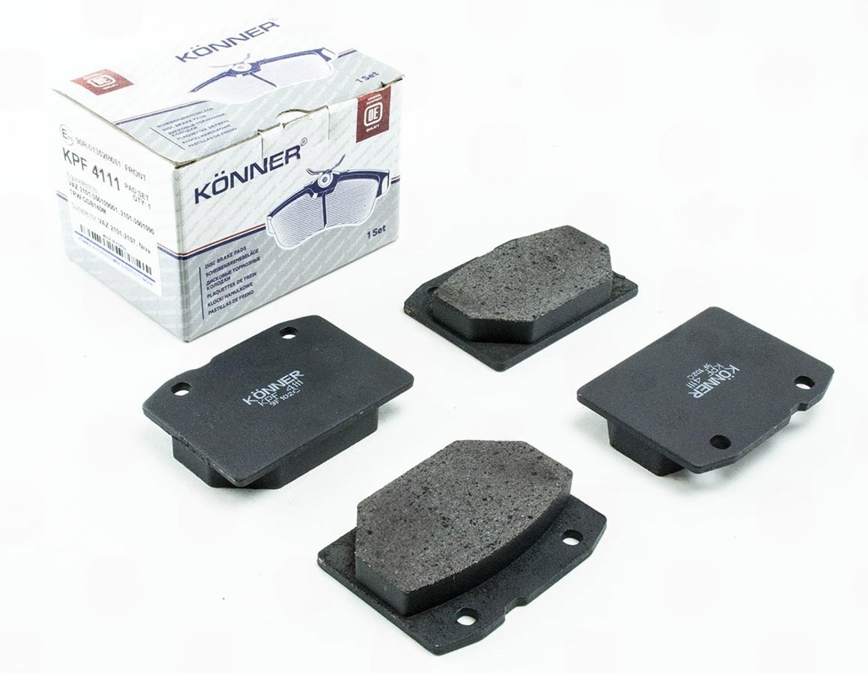 колодки торм.перед. 2101 (Könner)