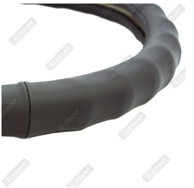 чехол руля  XL  кожа  (41 - 43 см)  черный Elegant  гладкий 105 633 - зображення 4