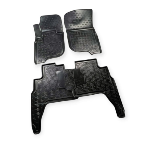 коврики салона Mitsubishi Padjero Sport 2016-> борт 2,5см, с перемычкой