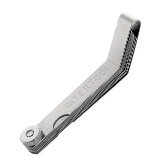 щуп клапанов (к-т) 16 размеров (0.127-0.508мм) согнутые AT-0006 - зображення 3