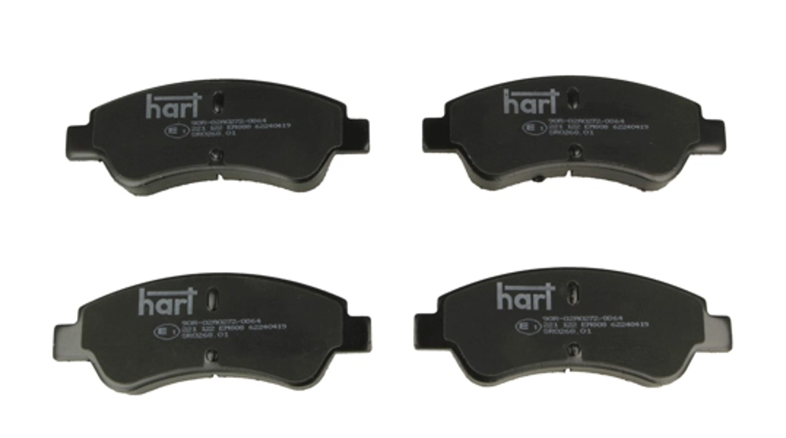 колод.торм. пер. Citroen Berlingo-Peugeot Partner 01-> сист.BOSCH  (HART)