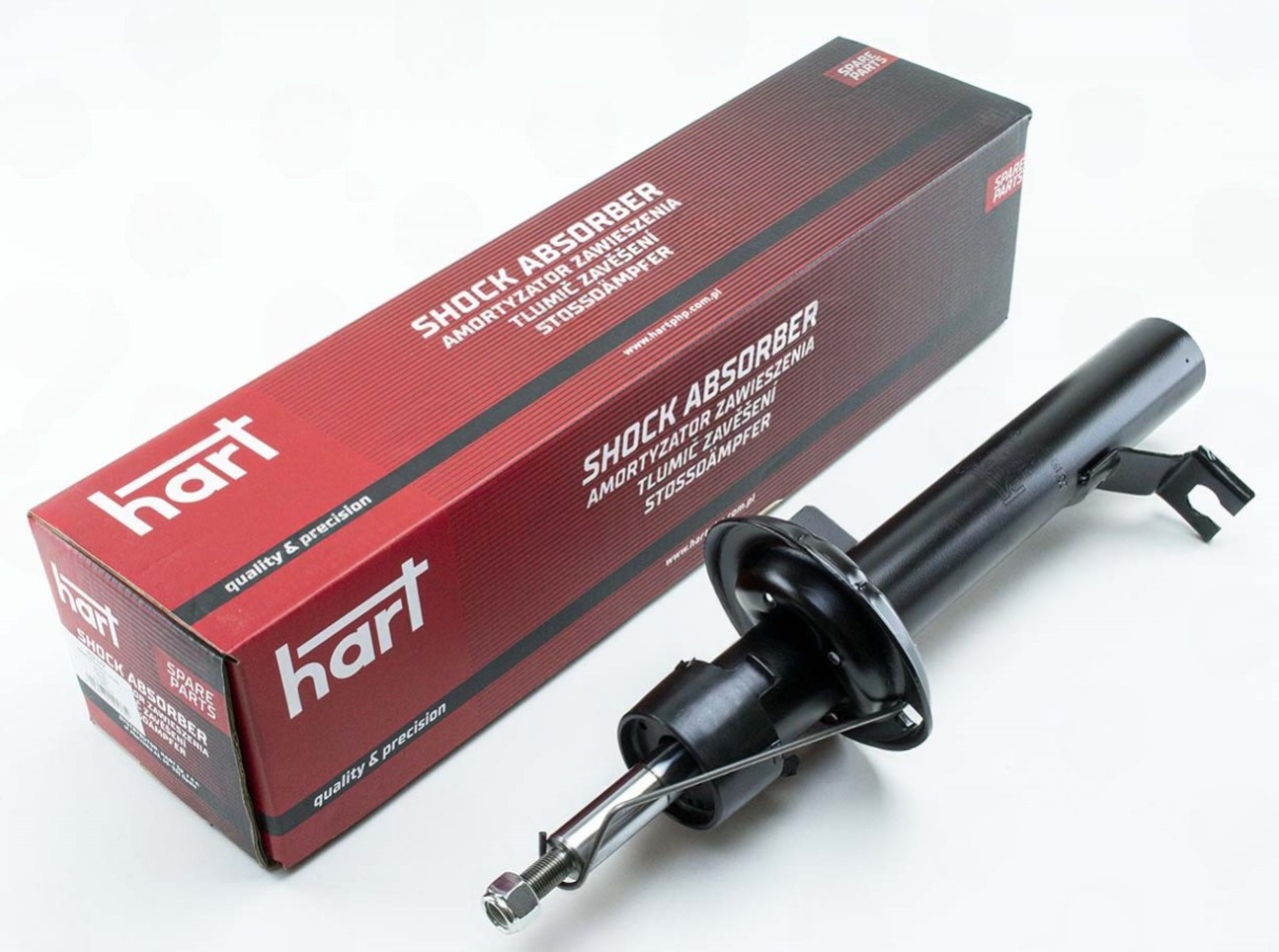 амортизатор пер. Ford Fiesta V левый L 01->  (HART)