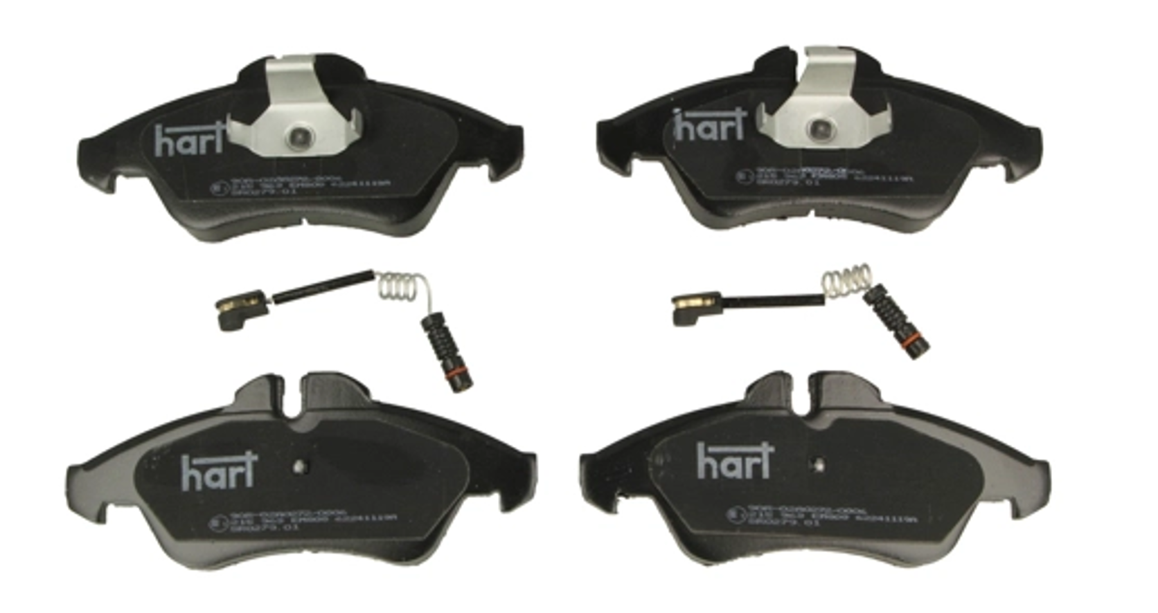 колод.торм. пер. MB Sprinter-VW LT (95-06) сист.ATE  (HART)