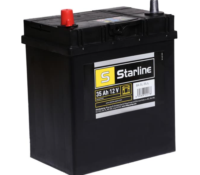 Аккумулятор STARLINE L"+" 35Ah, En300 (Asia) (187 x 127 x 227) левый "+", B00