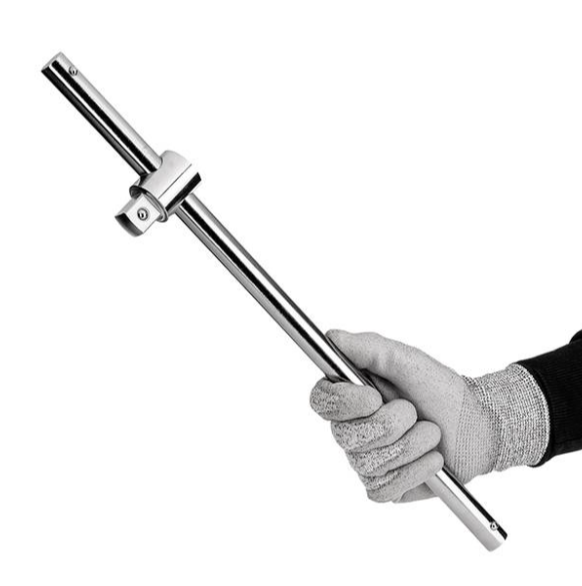 вороток  Т-образный с плавающей головкой  3/4" 450 мм CrV Intertool Тайвань ET-1024 - зображення 3