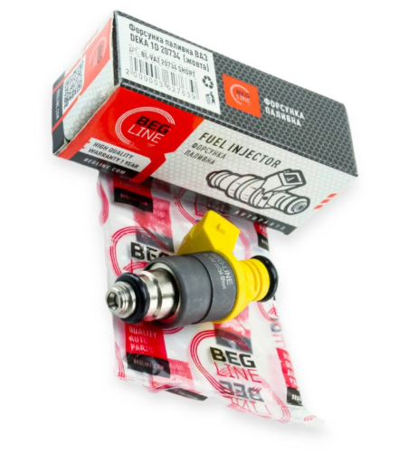 форсунка  ВАЗ дв1,6/1.7 (8кл.) 2110,1118,2123 (толстая желтая) BEG-LINE