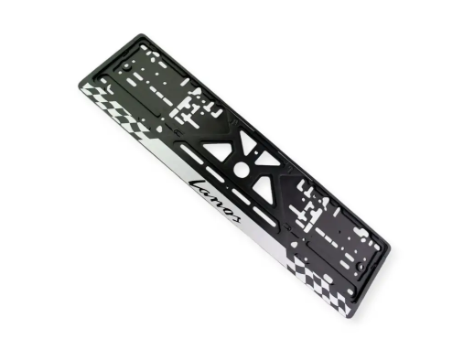 рамка под номер книжка  "LANOS"  с флажками