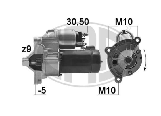Стартер FIAT, PEUGEOT, CITROEN, LANCIA