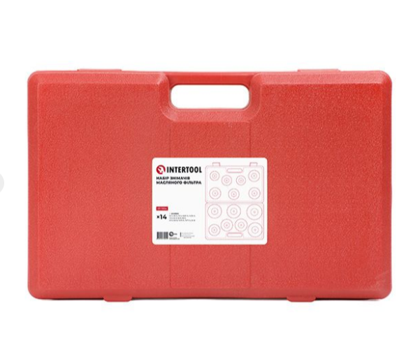 набор съёмников масляных фильтров (чашка) 14шт Intertool HT-7204 - зображення 2