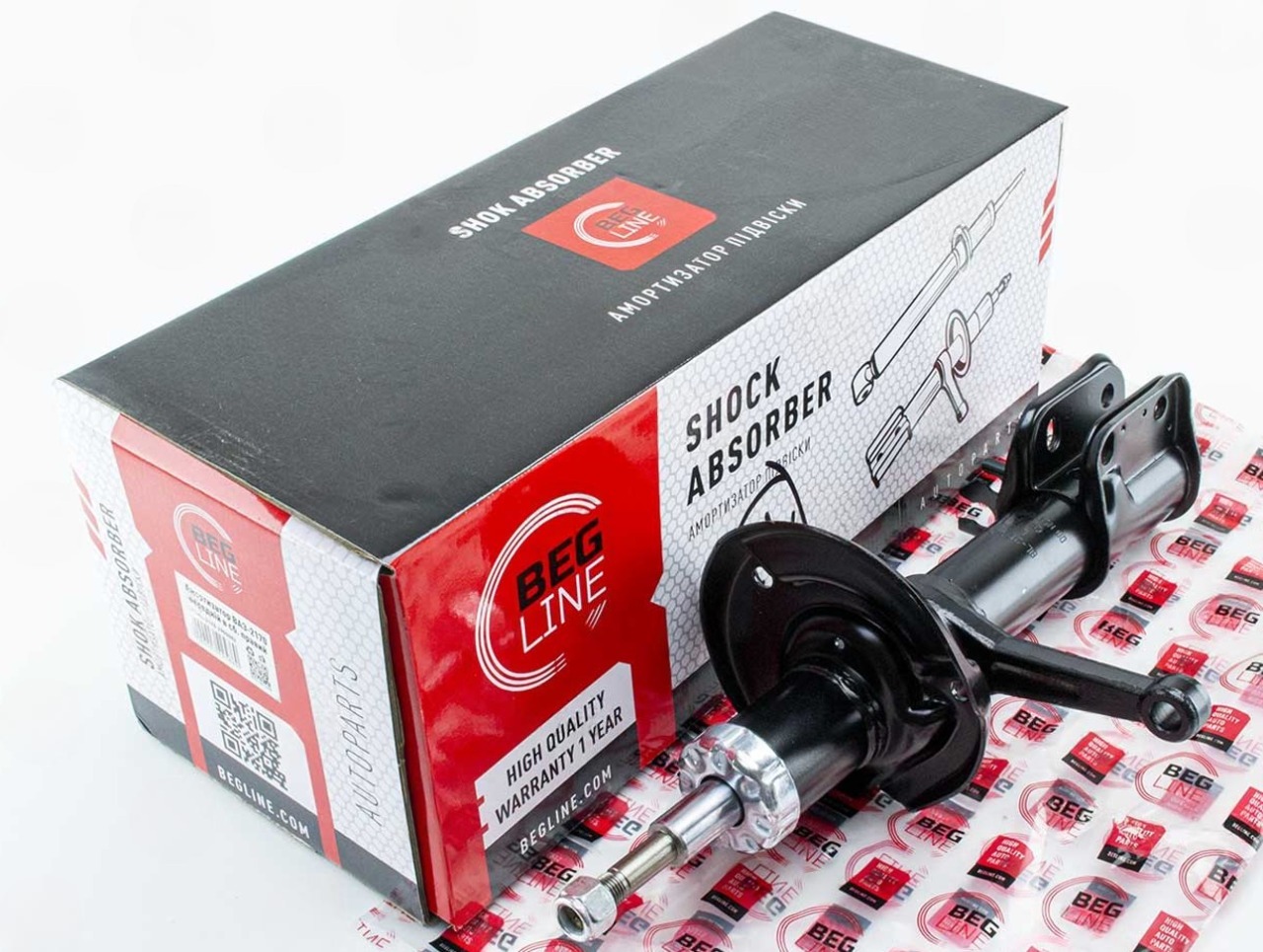 стойка передняя 2170-Приора правая (BEG-LINE)