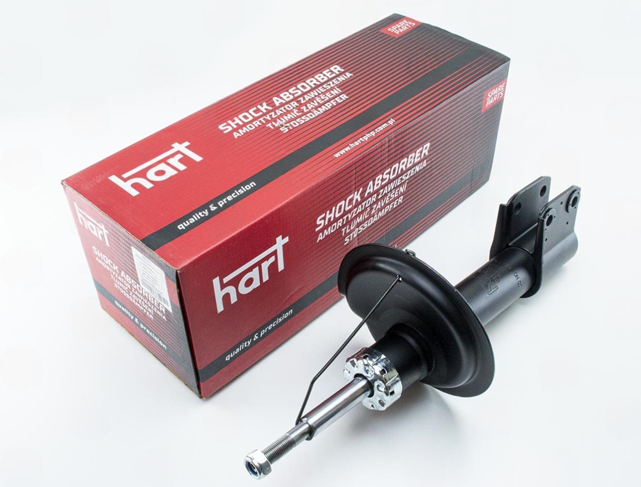 амортизатор пер. Peugeot 307 00-> левый L газ  (HART)