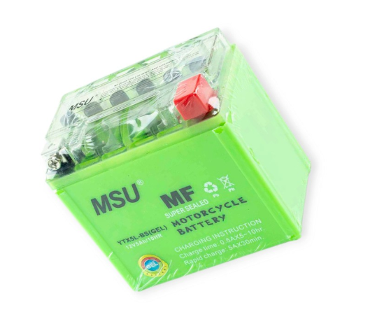 акб 12V5A (113x70x107) Aktiv гель зеленый MSU качество