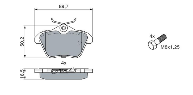 Гальмівні колодки дискові 0986494020 - зображення 2