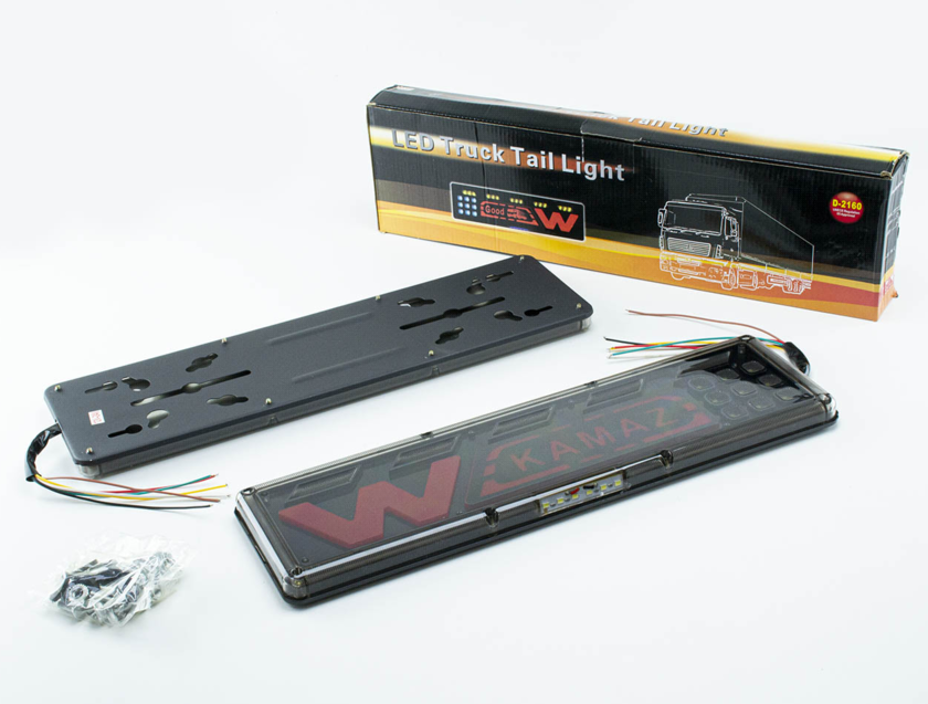 фонарь задн.грузовой, прицепы LED 46см KAMAZ 12-24V