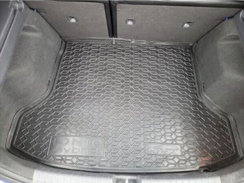коврик багажника Hyundai Ioniq USA 2017-> гибрид, два уха