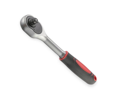 трещетка с квадратом   1/4" 24 зуба 150 мм CrV Intertool HT-2104 - зображення 4