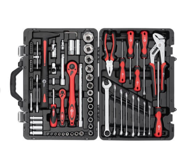 набор инструмента 1/2",1/4"   78 шт  с битами, ключами  Тайвань ET-7078 - зображення 2