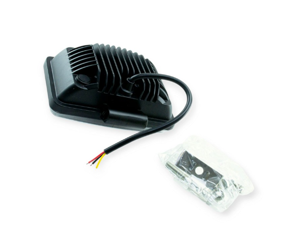 фара дополнительная LED  прямоуг. 160х70х60 (Д/В/Ш) 40W ближний + ДХО 01595 - зображення 2