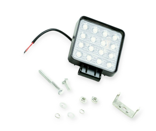 фара дополнительная LED 105х105х50 (Д/В/Ш) 48W ближний FLOOD