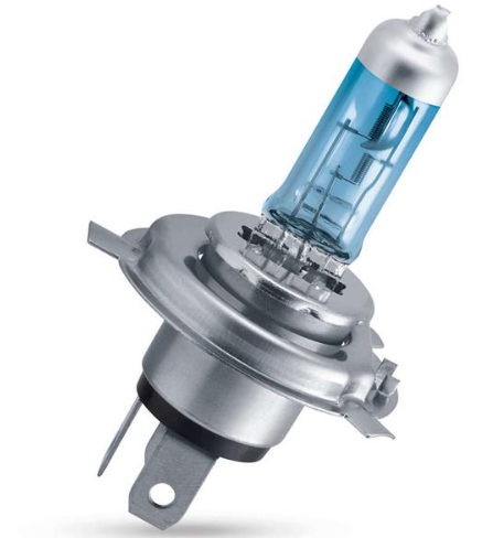 лампа H4 12V 60/55 (43) PHILIPS White Vision +60% 4300K 12342WVUB1 - зображення 2