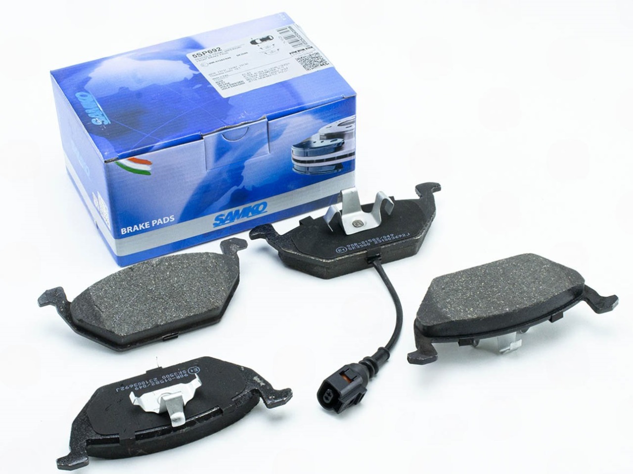 колод.торм. пер. VW Golf IV, Skoda Oktavia 1.6, FABIA I (1999-2008) с датч.  (LPR-SAMKO)