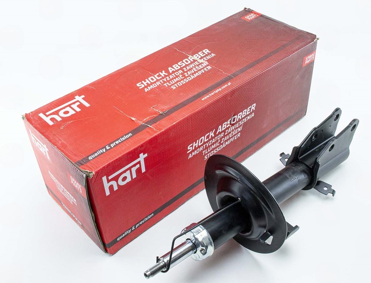 амортизатор пер. Renault Kangoo 08-> газ. R14, короткая база  (HART)