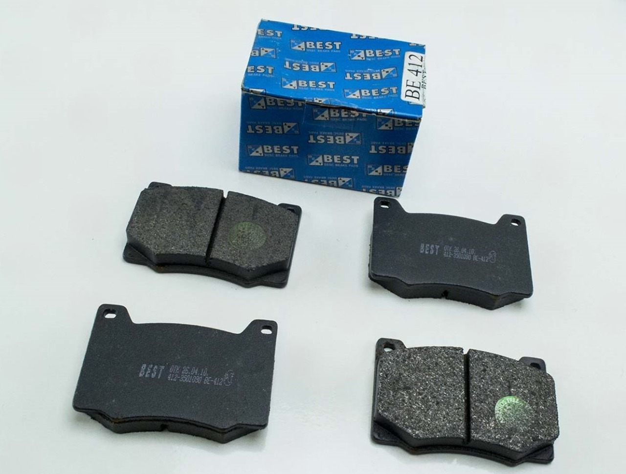 колодки торм.перед. Москвич-412 (Best) ВЕ-412