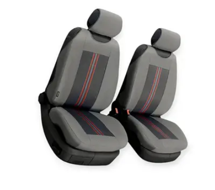 чехлы салона универс. 1+1 передние "ткань" BELTEX Comfort  серые  без подг.