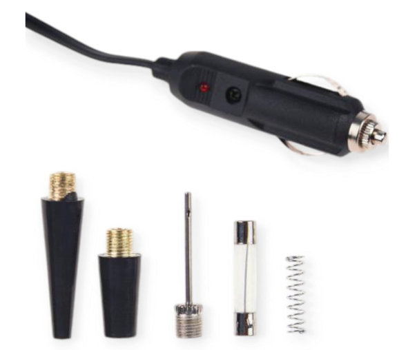 компрессор Vitol  10атм/ 37л/14А/1м шланг/прикур/сумка K-30 - зображення 4