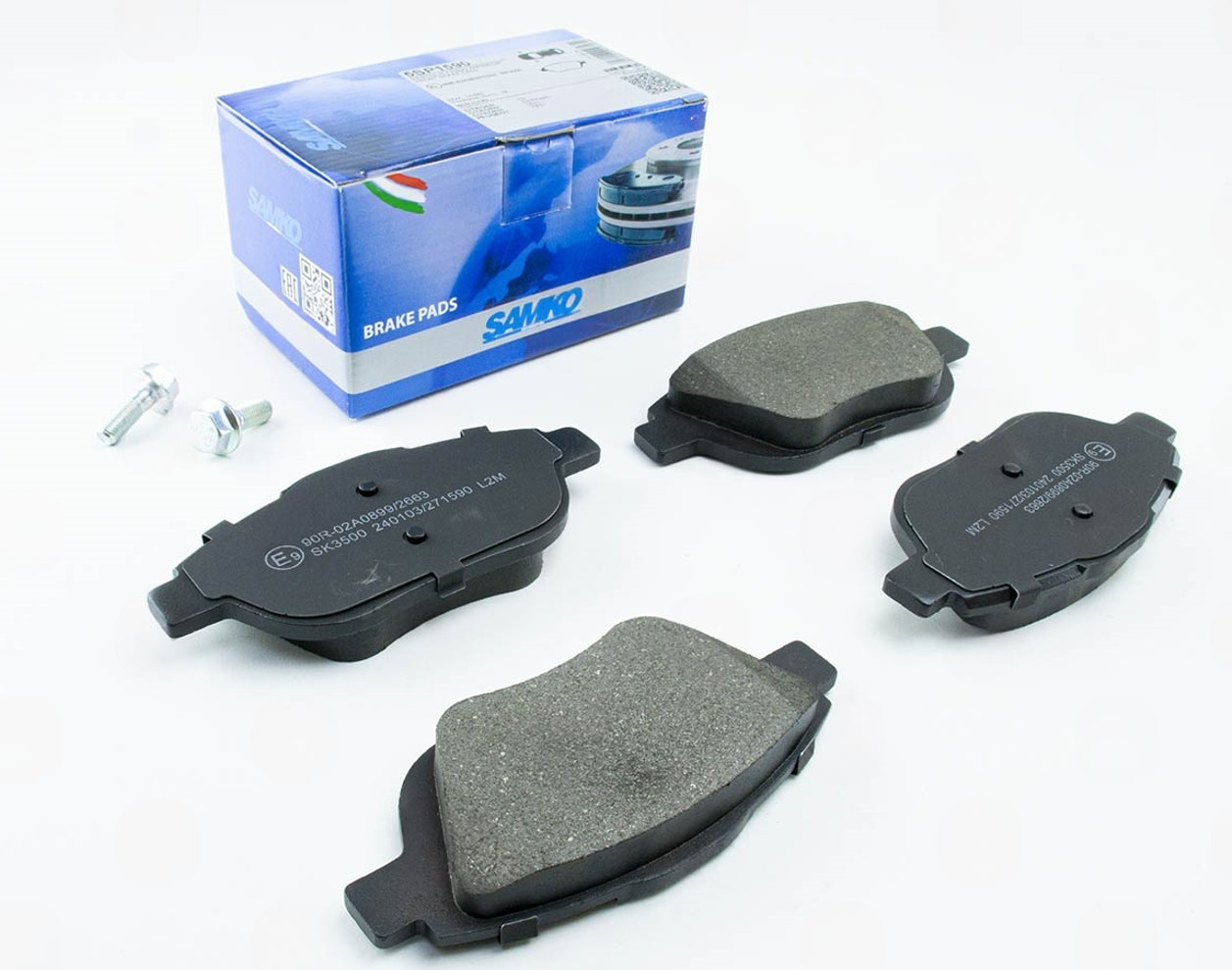 колод.торм. пер. Citroen С3, DS3, C4 Cactus, Peugeot 2008 09->  (LPR-Samko)