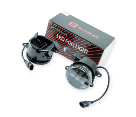 противотум. Renault LED (90мм 3.5") 50W  белый + жолтый 3 линзы (пара)