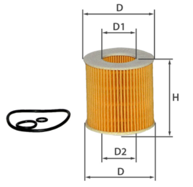 фильтр масл. VW Polo 1.2 02->, Skoda Fabia 1.2 12v 06->  (SMARTEX)