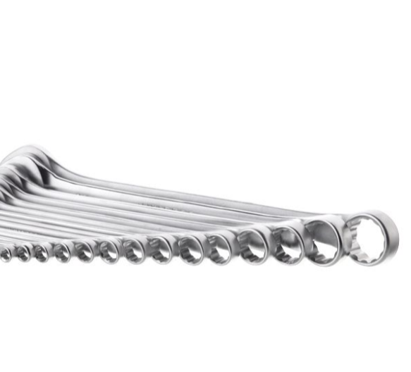 набор ключей рожково-накидных  6-24 мм 14 шт (планшет) HT-1252 - зображення 4