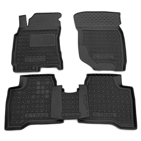 коврики салона Nissan X-Trail 2001-2007  борт 2,5см, с перемычкой