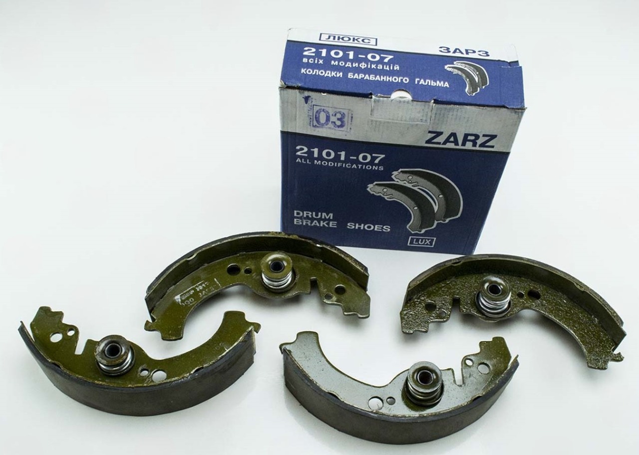 колодки торм.задние 2106 (ЗАРЗ) ЛЮКС в упак.