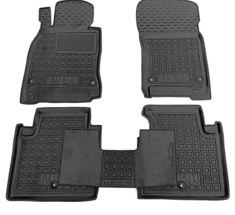 коврики салона Infinity Y51 (M37, Q70) 2010-2019 борт 2,5см, с перемычкой