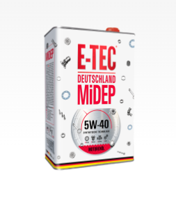 Масло E-Tec 5W-40 EVO  4л метал