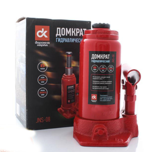 домкрат гидравл.  8Т  200-385мм  (коробка) Dk