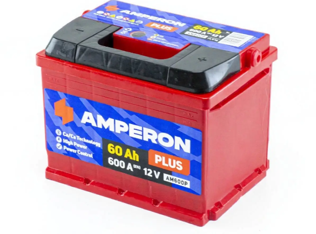 Аккумулятор AMPERON  60Ач 600А PLUS (L2) (0) прав +