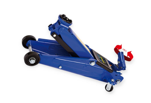 домкрат гидравл. подкатной 3 Т  130-410мм 19кг (коробка)  "поворотная ручка 360°"  Vitol