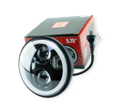 фара 2103-2106 LED (140мм 5,75") 60W + ангел. глаз.