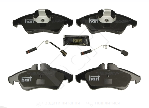 колод.торм. пер. MB Sprinter-VW LT (95-06) сист.ATE  (HART PREMIUM) 248 921 - зображення 2