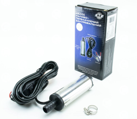 насос для перекачки топлива погружной 24В/25л/d38/штуцер 19мм AT