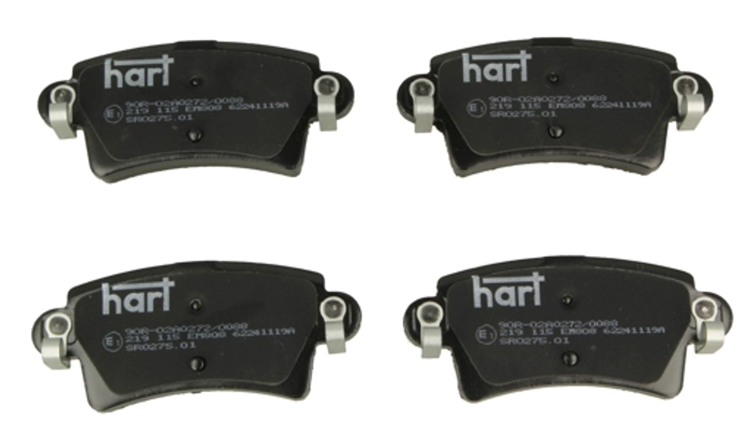 колод.торм. зад. Renault Master (98-10)  (HART)