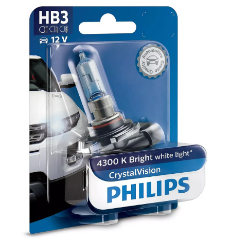 лампа НВ3 12V 65W PHILIPS Crystal Vision 4300K