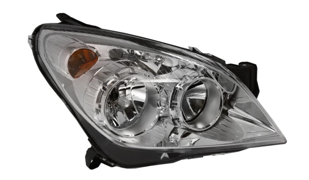 OL AST H Пров. фара H7/H1 с поворот., хром. рамка, автом. + коррект., 4/07-