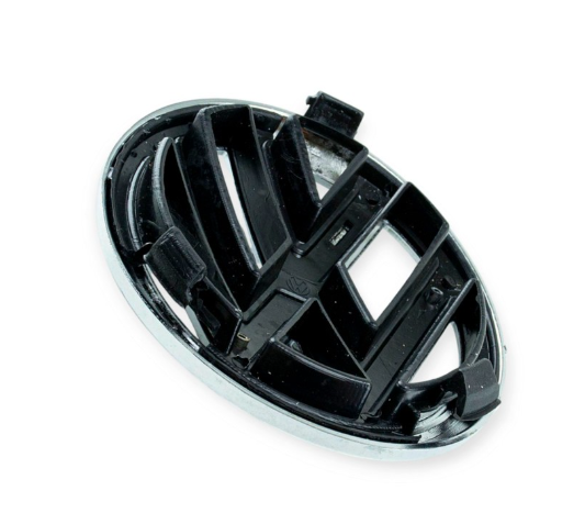 эмблема реш. Volkswagen Polo 6R 2010-> Ø 12,4см, пластик, хром 386407 - зображення 2