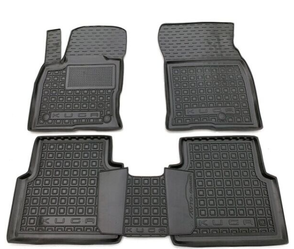 коврики салона Ford Kuga III 2019-> борт 2,5см, с перемычкой