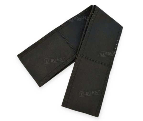 оплетка руля  L  кожа  (39 - 40 см)  черная Elegant  с иголкой