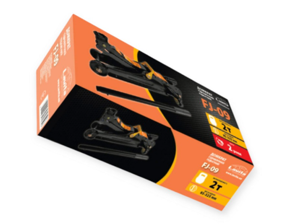 домкрат гидравл. подкатной 2 Т   85-325мм  (коробка) Lavita LA FJ-09 - зображення 2